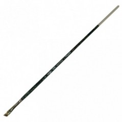 Кисть художественная синтетика Гамма "Модерн", плоская скошенная 3, длинная ручка