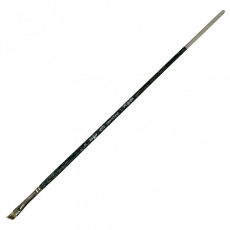 Кисть художественная синтетика Гамма "Модерн", плоская скошенная 3, длинная ручка