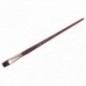 Кисть художественная синтетика бордовая Гамма "Вернисаж", плоская 20, длинная ручка