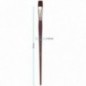 Кисть художественная синтетика бордовая Гамма "Вернисаж", плоская 20, длинная ручка