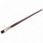 Кисть художественная синтетика бордовая Гамма "Вернисаж", плоская 22, длинная ручка