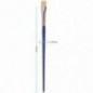 Кисть художественная синтетика упругая Гамма "Манеж", плоская 10, длинная ручка