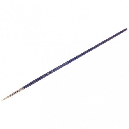Кисть художественная синтетика упругая Гамма "Манеж", круглая 2, длинная ручка