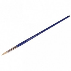 Кисть художественная синтетика упругая Гамма "Манеж", круглая 8, длинная ручка