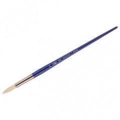 Кисть художественная синтетика упругая Гамма "Манеж", круглая 20, длинная ручка