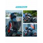 Рюкзак для мотоцикла с глазами, жесткий кофр для шлема с жк экраном, синий/голубой
