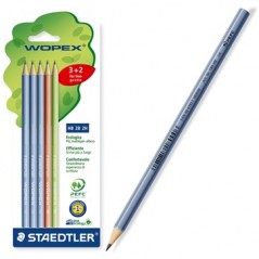 Набор STAEDTLER 5 черногр.карандаша "Wopex 180" 3шт.-HB, 1шт.-B, 1шт.-2H
