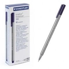 Ручка капиллярная STAEDTLER "Triplus" трехгр.,пластик, 0.3мм, цв.чернил: индиго