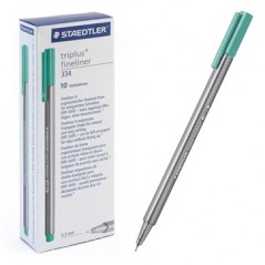 Ручка капиллярная STAEDTLER "Triplus" трехгр.,пластик, 0.3мм, цв.чернил: зеленый французский