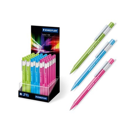 Ручка шариковая в дисплее STAEDTLER "Triplus 426 Rainbow Line" упак. 36шт.