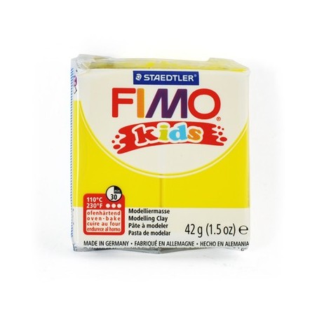 Глина полимерная FIMO, 42гр, цв.: желтый
