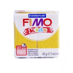 Глина полимерная FIMO, 42гр, цв.: золотистый с блестками