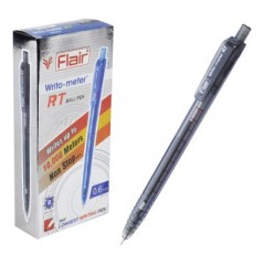 Ручка шарик. автомат. "Flair" WRITO-METER RT, пластик, 0,6мм, черная, пишет 10000 метров