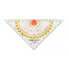 Треугольник 45" 11см "Circlet" с держателем, прозрачный,  в блистере, 2091201
