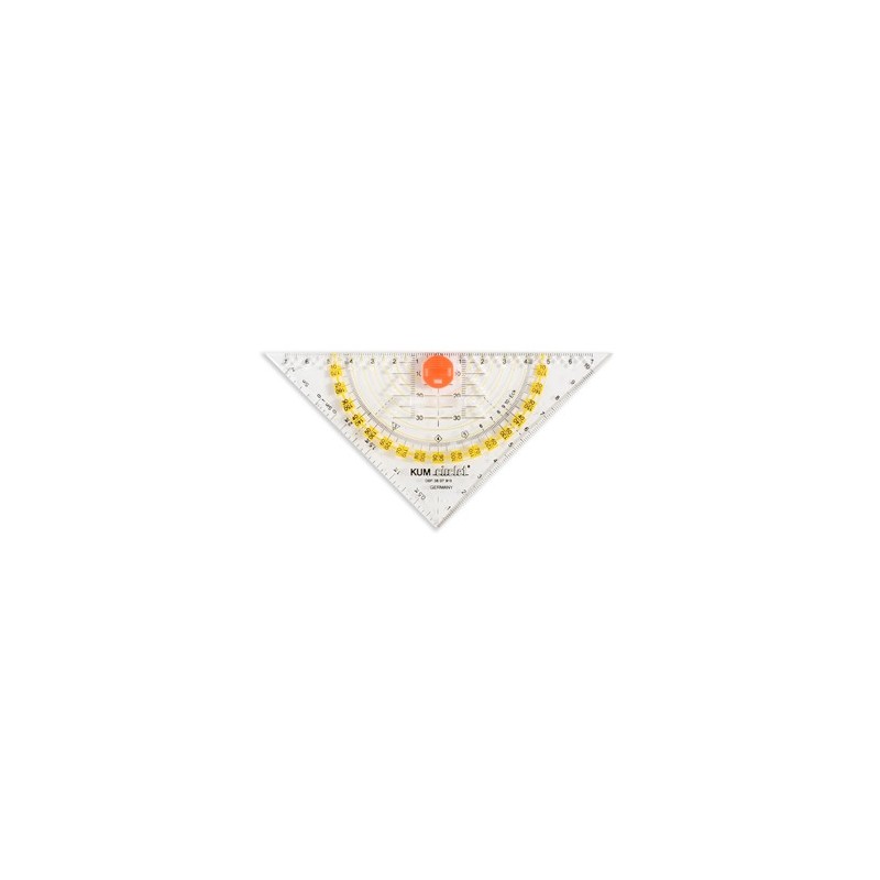 Треугольник 45" 11см "Circlet" с держателем, прозрачный,  в блистере, 2091201