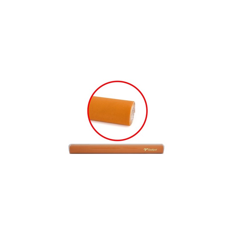 Бумага цв. SADIPAL самокл., бархат, 0.45х1м, цвет: оранжевый