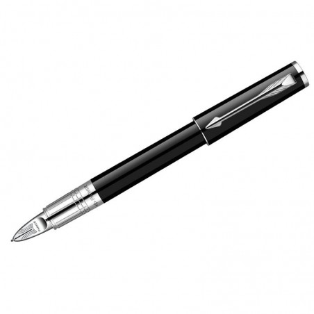 Ручка Пятый пишущий узел Parker "IM Premium Deep Gun Metal Chiselled CT" черная, 0,8мм, подар. уп.