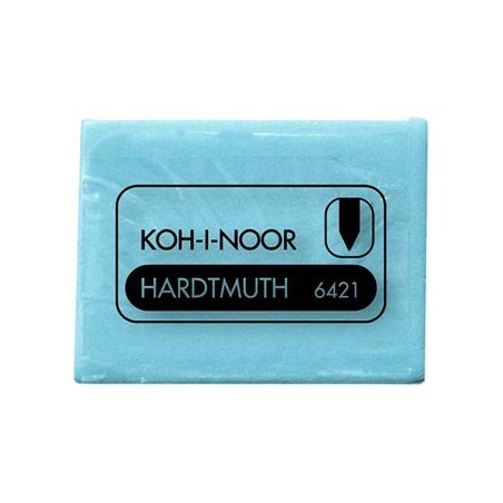 Ластик Koh-I-Noor художественный голубой, в индивидуальной упаковке.