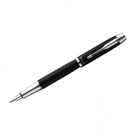 Перьевая ручка Parker "IM Black Lacquer CT" 0,8мм, подар.уп.