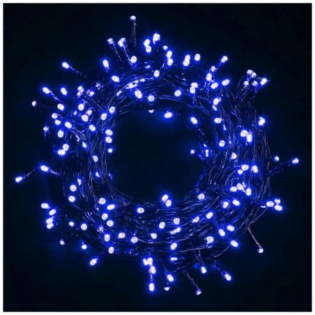 Светодиодная Гирлянда нить Multi Function 3 метра, свет холодный синий.