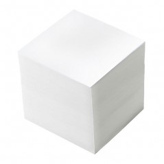 Блок д/зап.  9х9х9м Куб не прокл. белый 80 г/м2