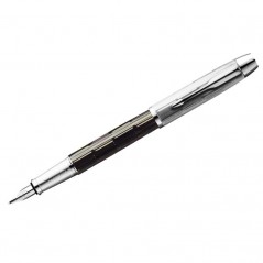 Перьевая ручка Parker "IM Premium Twin Metal Chiselled CT" 0,8мм, подар.уп.