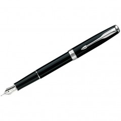 Перьевая ручка Parker "Sonnet Matte Black CT" 0,8мм, подар.уп.