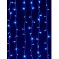Светодиодная гирлянда штора занавес с пультом 3х2 м, холодный синий 320 ламп