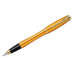 Перьевая ручка Parker "Urban Premium Mandarin Yellow GT" 0,8мм, подар.уп.