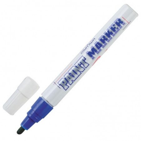 Маркер-краска Paint Marker, цвет синий, толщина 4 мм, PM-05