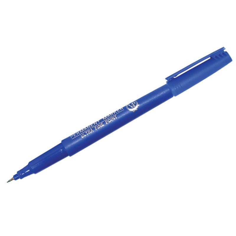 Маркер перманентный Power Line PER-220F цвет: синий, толщина : 1 мм. Корея